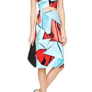 Clover Canyon Scuba Paper Cranes Pencil Skirt